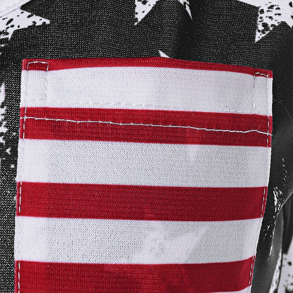 Thumbnail: American Flag Backless Tank Top with Bowknot