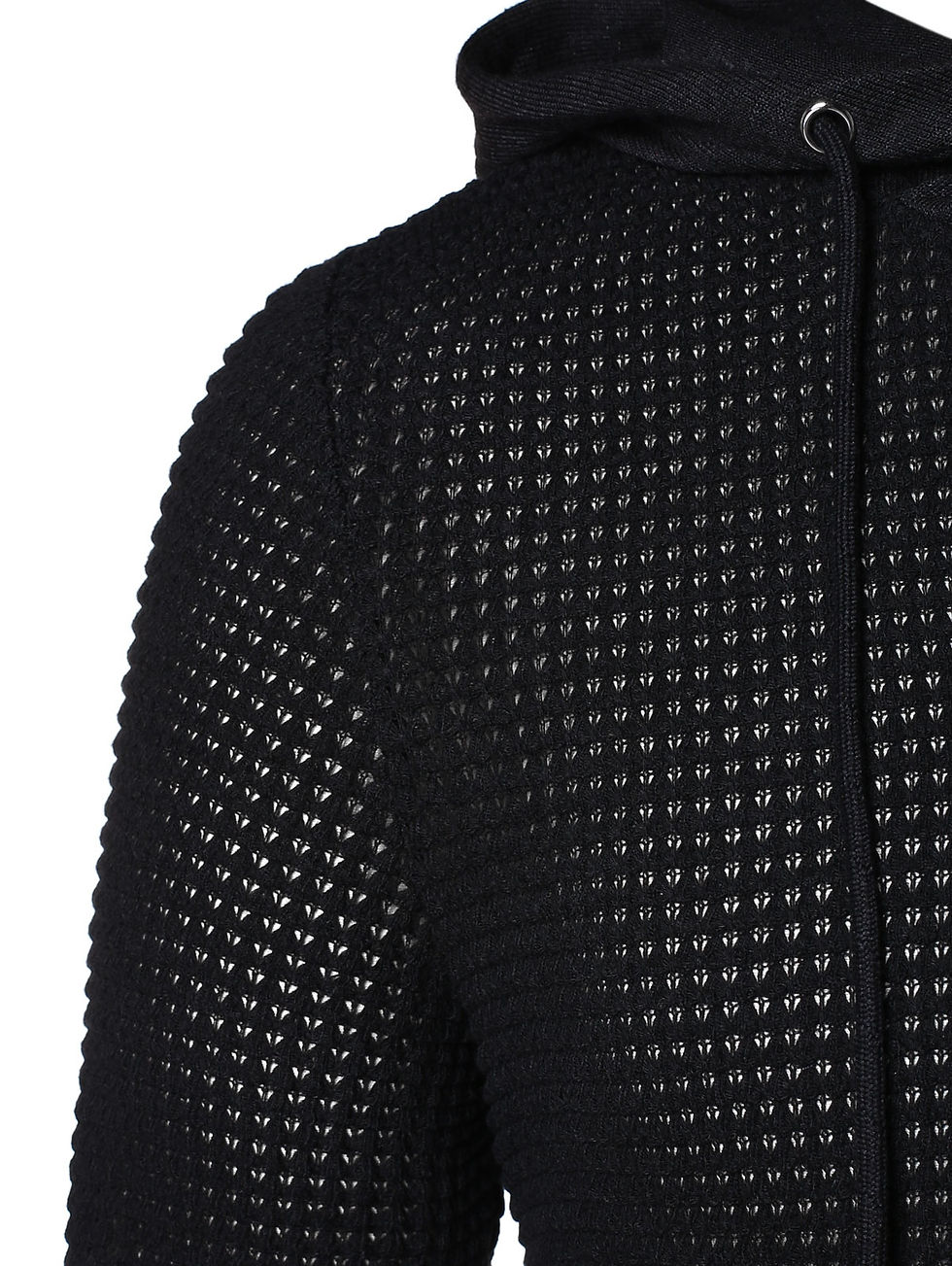 Thumbnail: Openwork Long Sleeve Hoodie