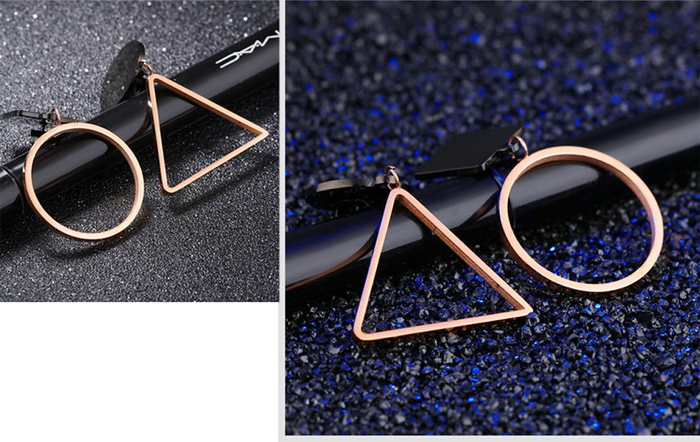 Thumbnail: Asymmetric Eardrop Gift Birthday