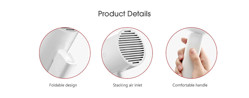 Thumbnail: Reepro RP - HC04 Home High Power Negative Ion Hair Dryer