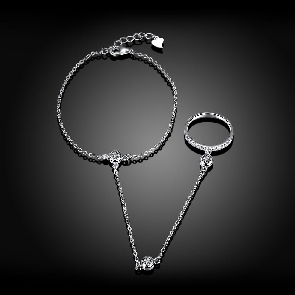 Thumbnail: 925 Pure Silver Personality Fashion Lady Bracelet