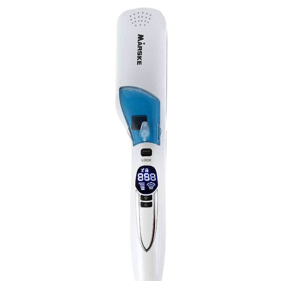 Thumbnail: Ceramic Hair Brush Comb Hairbrush Straightening Steam Styler