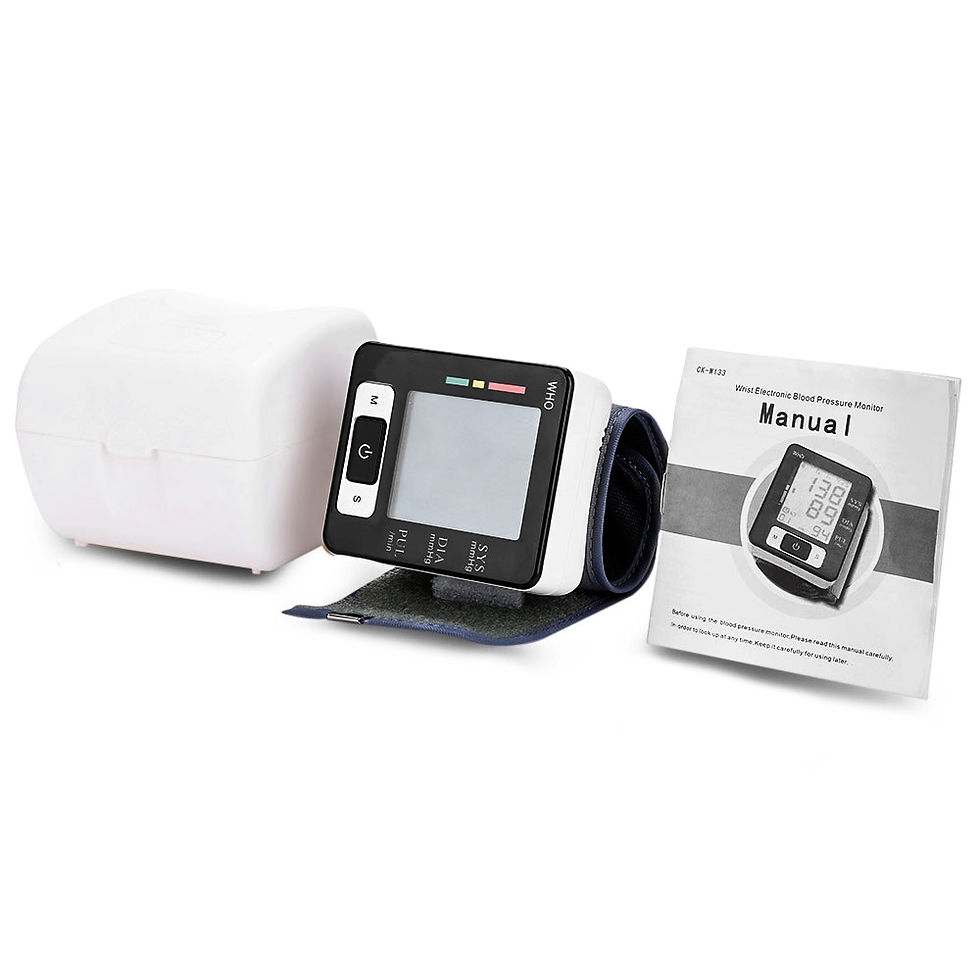 Thumbnail: Wrist Blood Pressure Pulse Monitor Health Care Digital Sphygmomanometer
