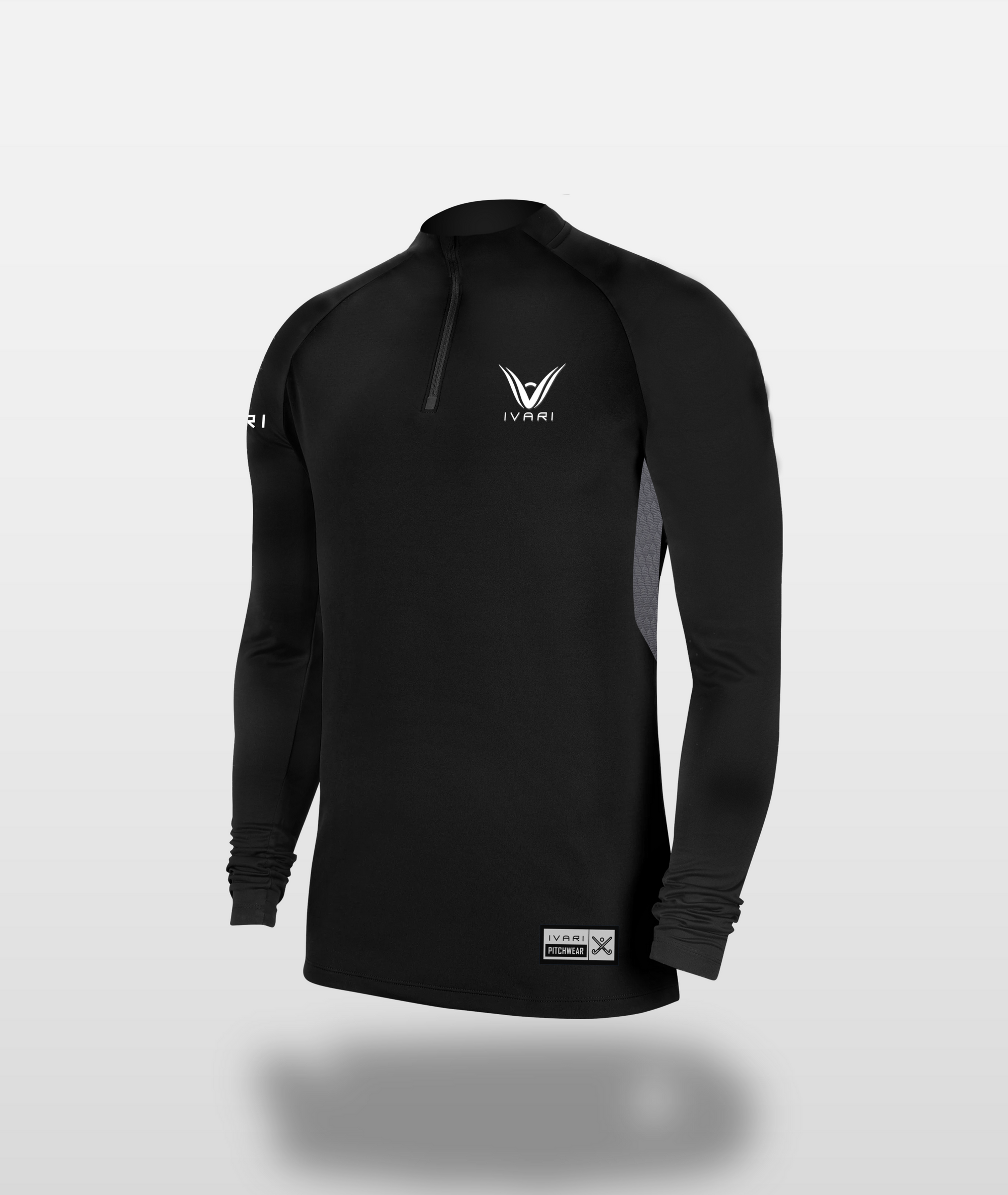 HOCKEY 1/4 ZIP - Black