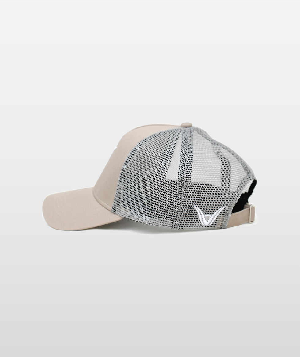 Thumbnail: TRUCKER CAP - Beige/Silver