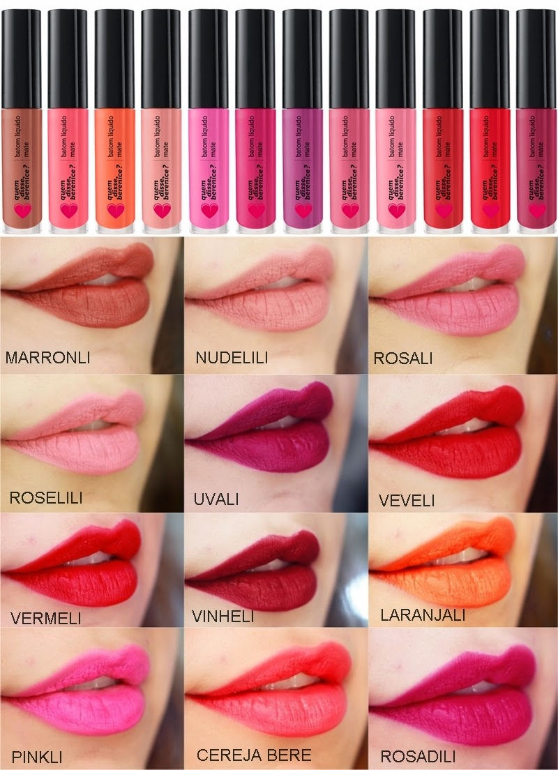 BATONS LIQUIDOS MATTE QUEM DISSE BERENICE SWATCHES.jpg