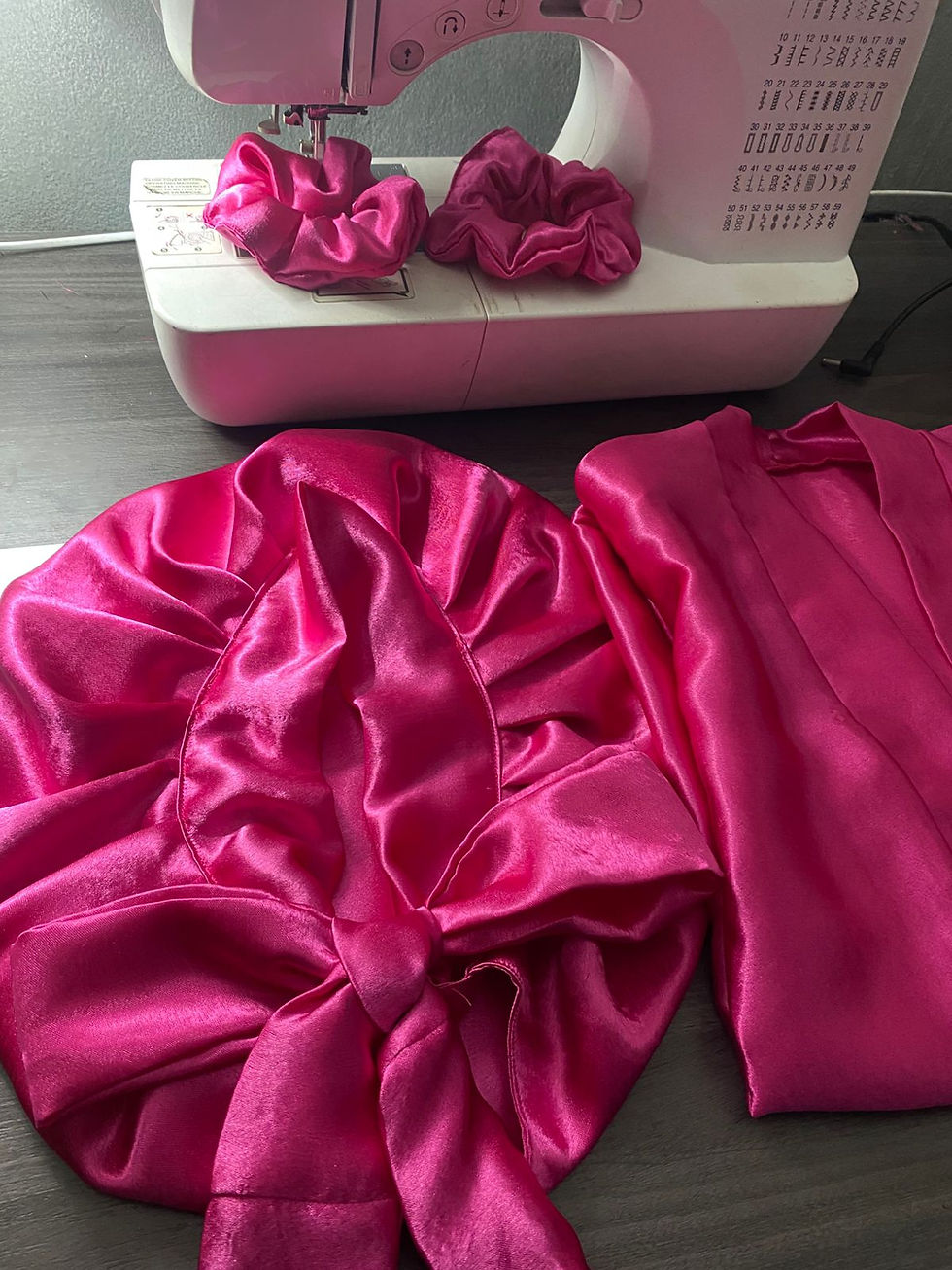 Rose Pink Robe Set