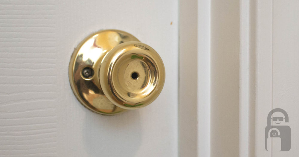 What's that Hole in the Doorknob? UPDATE