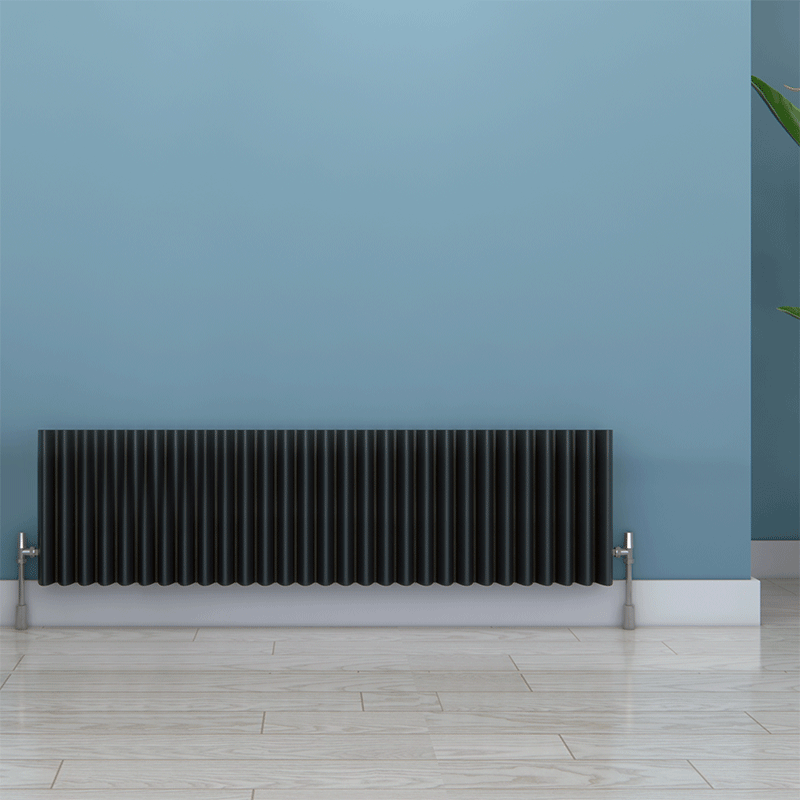 Valerio 350 x 1420mm Anthracite Horizontal Designer Radiator