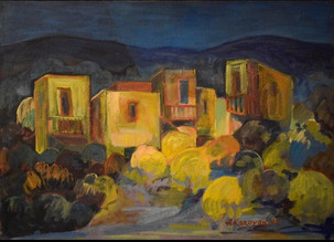 Закат, 50х70см, холст, масло
