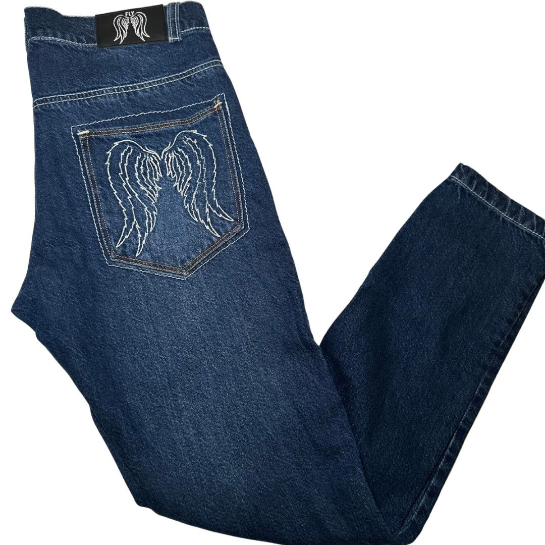 F.L.Y. Distressed Blue Jeans