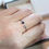 Thumbnail: Blue Sapphire Diamond Ring