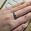 Thumbnail: 18KW Gold Emerald Diamond Ring