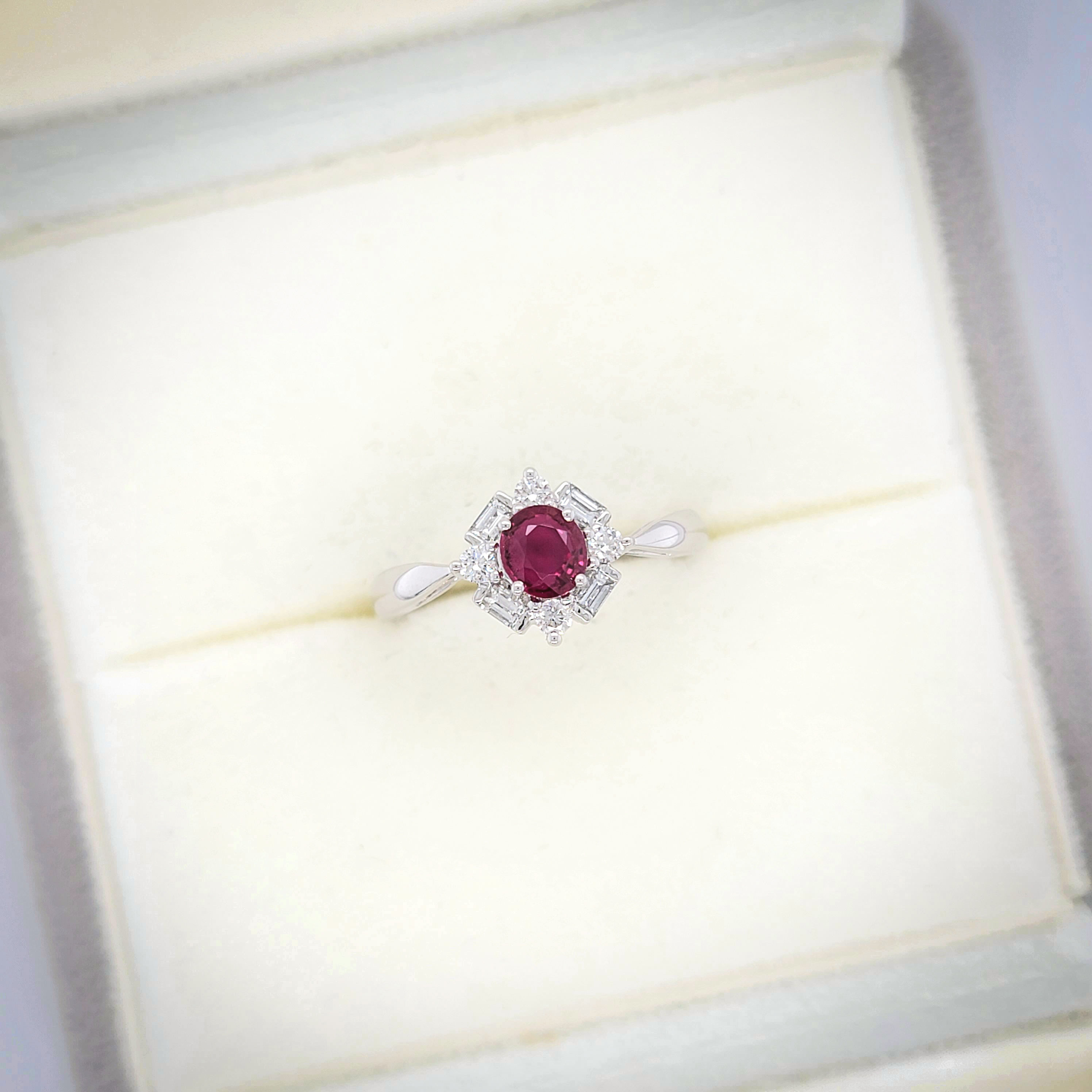 Ruby Diamond Ring