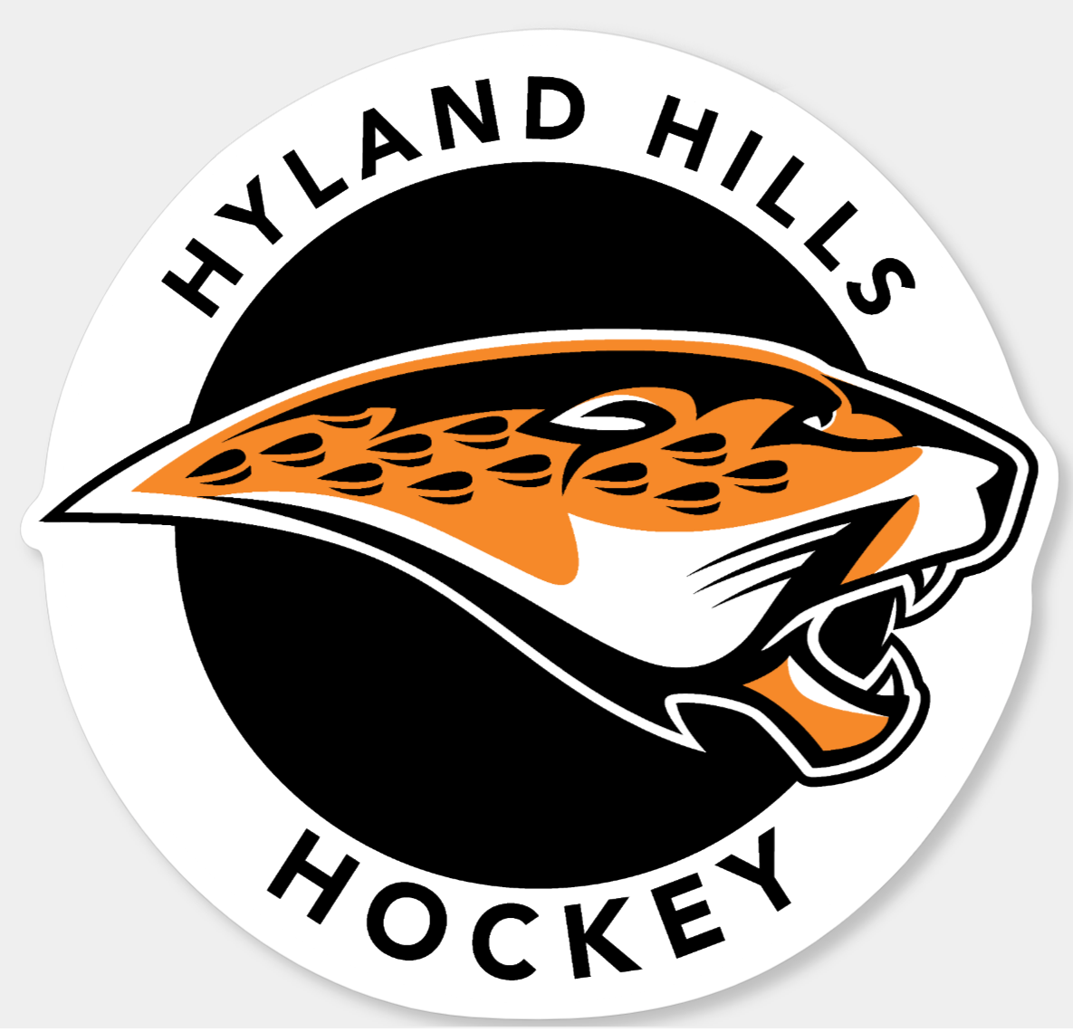 Jaguar Circle wall decal