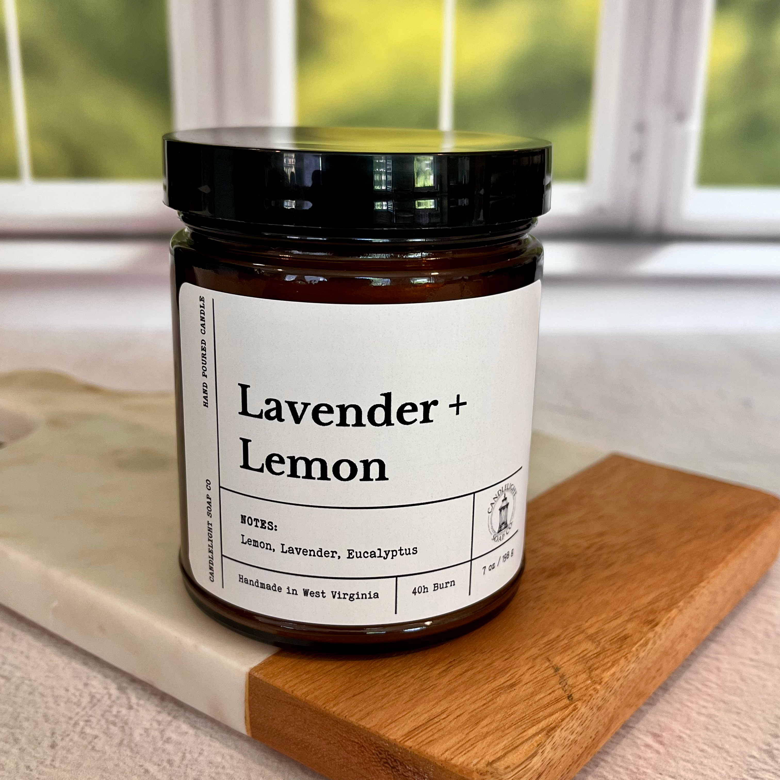 Lavender + Lemon candle