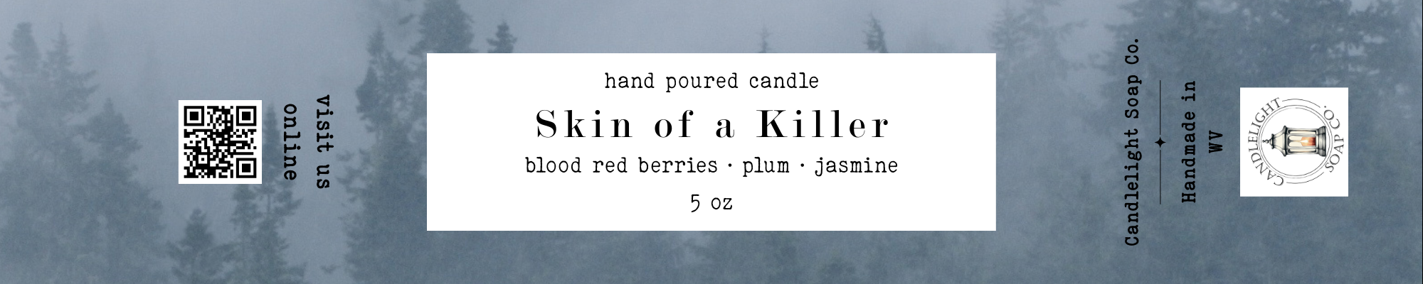 Skin of a Killer candle