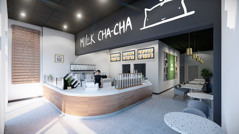 Milk Cha Cha interior