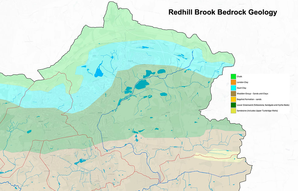 Redhill Brook.. reliable groundwater