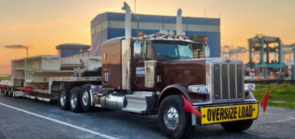 Peterbilt 389 oversize load