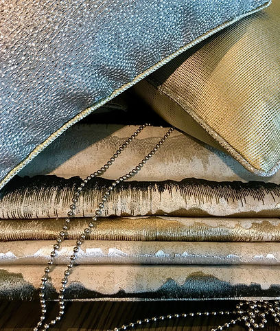 Cushion covers Roman blind Sunninghill Mimosa Interiors  www.mimosainteriors.com