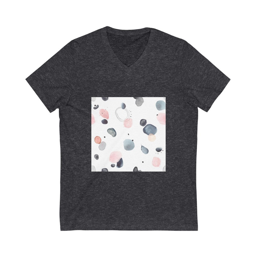 Unisex Jersey Short Sleeve V-Neck Tee