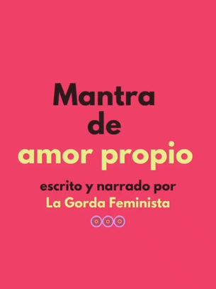 Mantra de amor propio