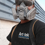 Professional painters painting exterior building in edmonton