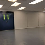 Professional commercial workspace painting project by Art-Tek Construction