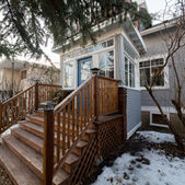 Professional home exterior painting project in Edmonton by Art-Tek Construction