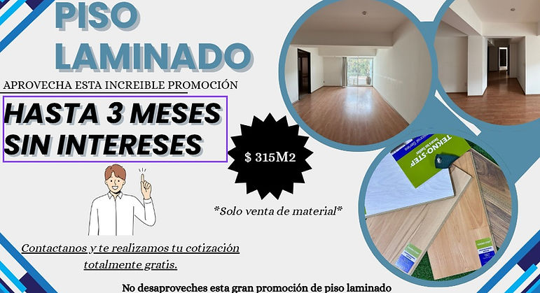 Piso laminado cdmx