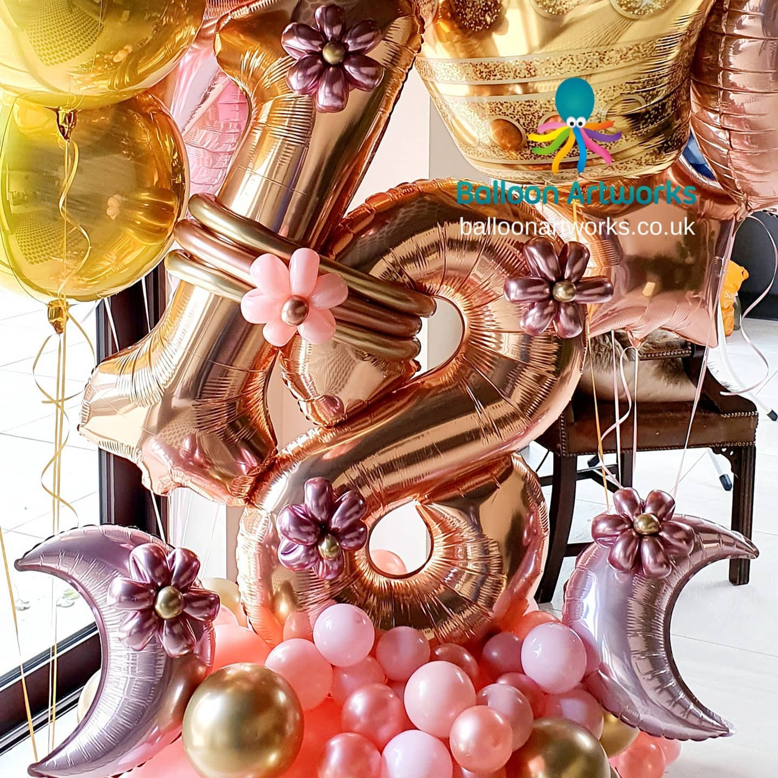 Balloons Delivered Ripley, Derby, Nottingham Balloon Artworks