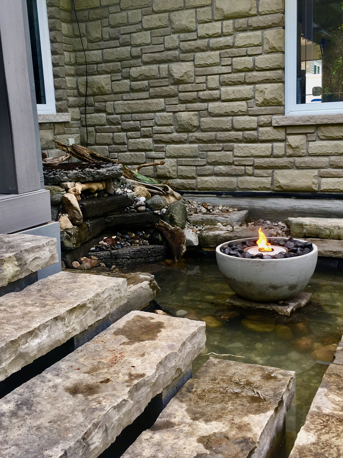 Aquascape Fire Fountain