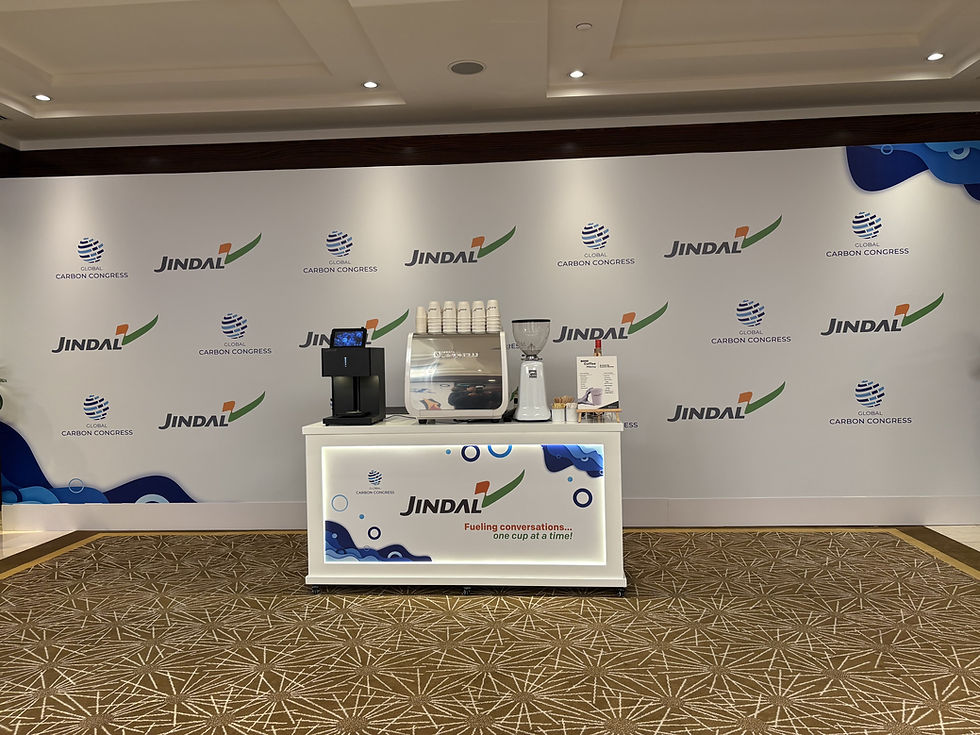 Event coffee branding- Minimal Coffee Station