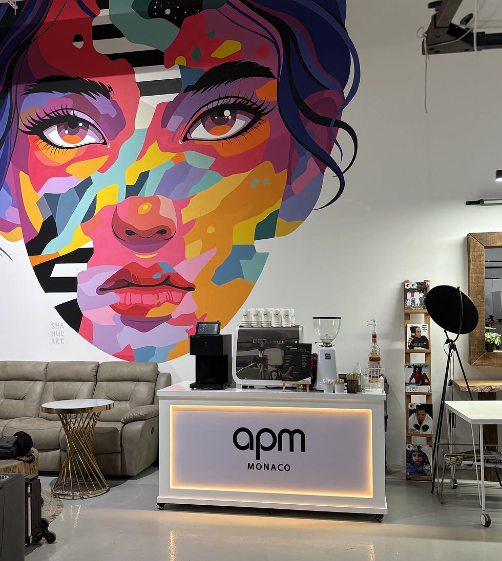 A Coffee station Setup for a coffee brand engagement at events