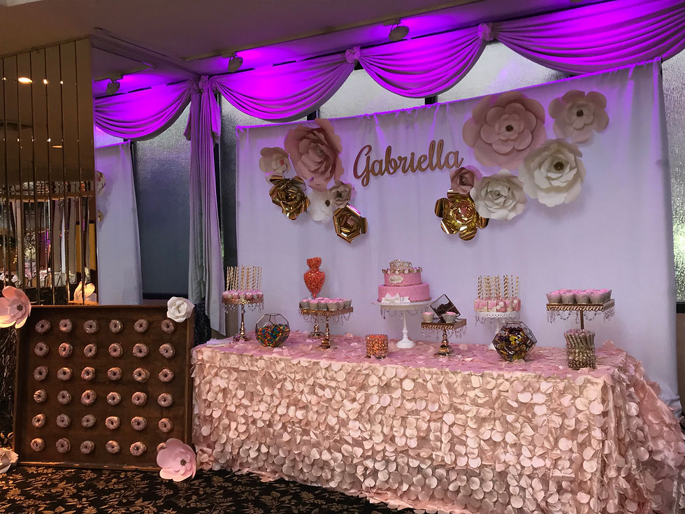 Pink & Gold Princess Baby Shower