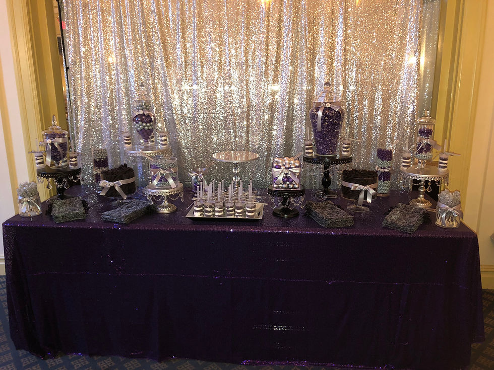 Purple and Silver 70th Birthday