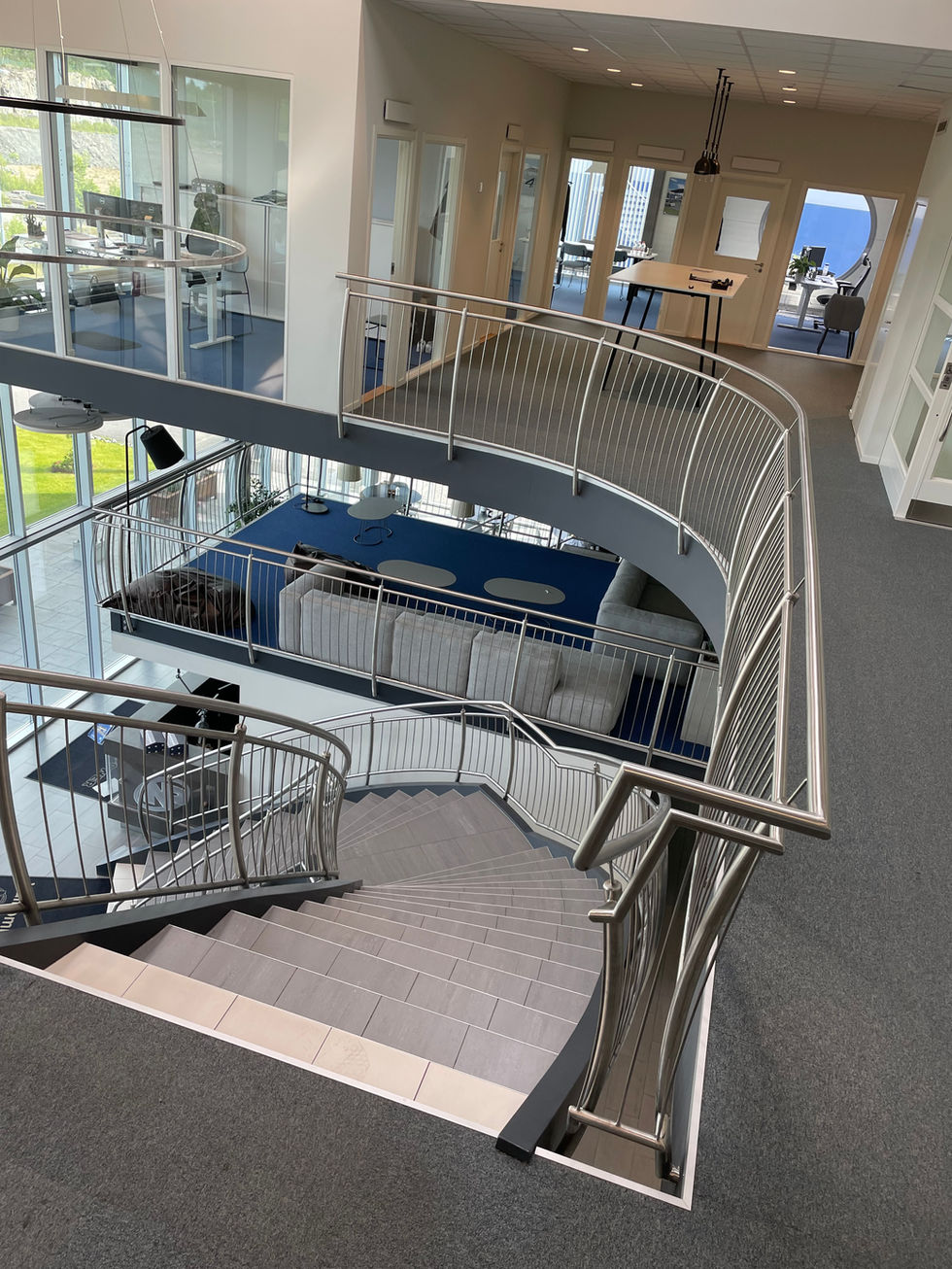 Stainless steel railings