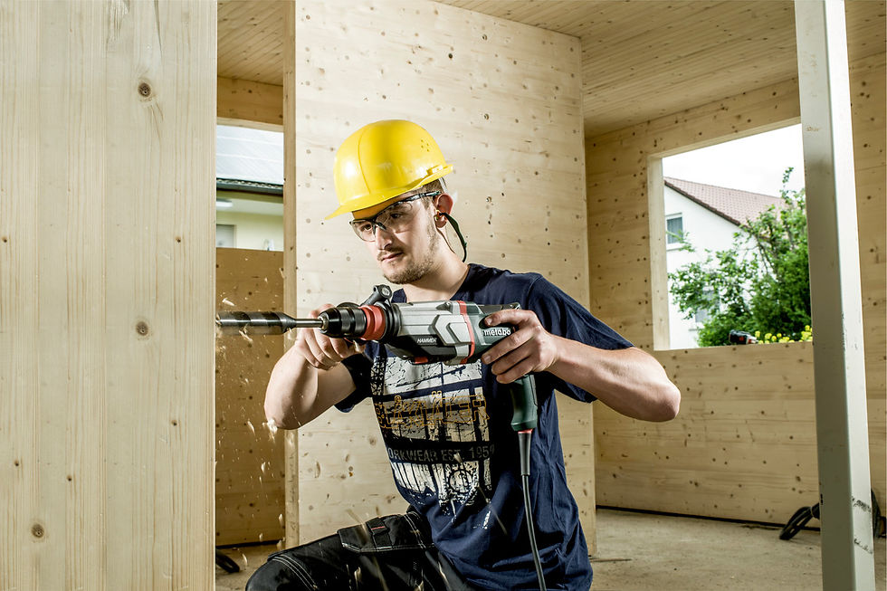 Miniatura: TASSELLATORE METABO KHE 2660 QUICKcon doppio mandrino