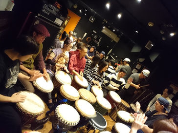 2018/12月 一期JAMジャンベ練習会【12水 14金 19水】