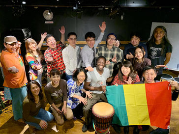 2019/11/15 Babara Bangoura(ババラ・バングーラ) Djembe Workshop in 渋谷@ゲートウェイ渋谷道玄坂スタジオ