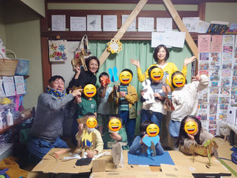 2023/12/3　工作ワークショップ　ダンボールで動物をつくろう！ 【いちごハウスに集まろう！】