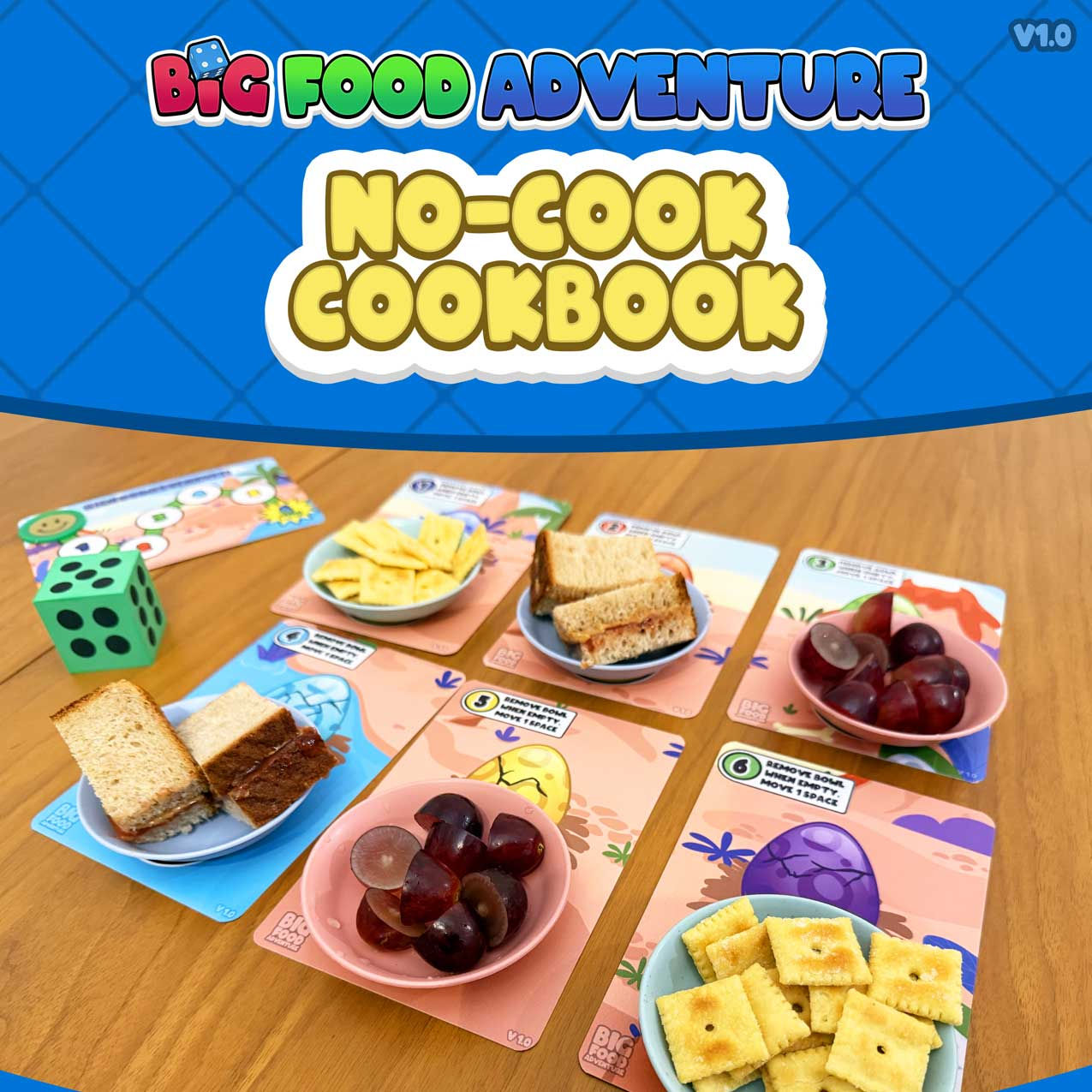 No-Cook Cookbook for Big Food Adventure (Digital Download)