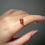 Thumbnail: FILIPA red spinel 10K gold ring
