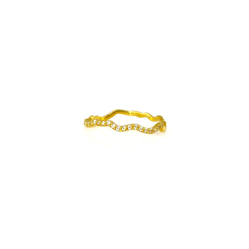Thumbnail: LOUISE M 18K gold diamond ring