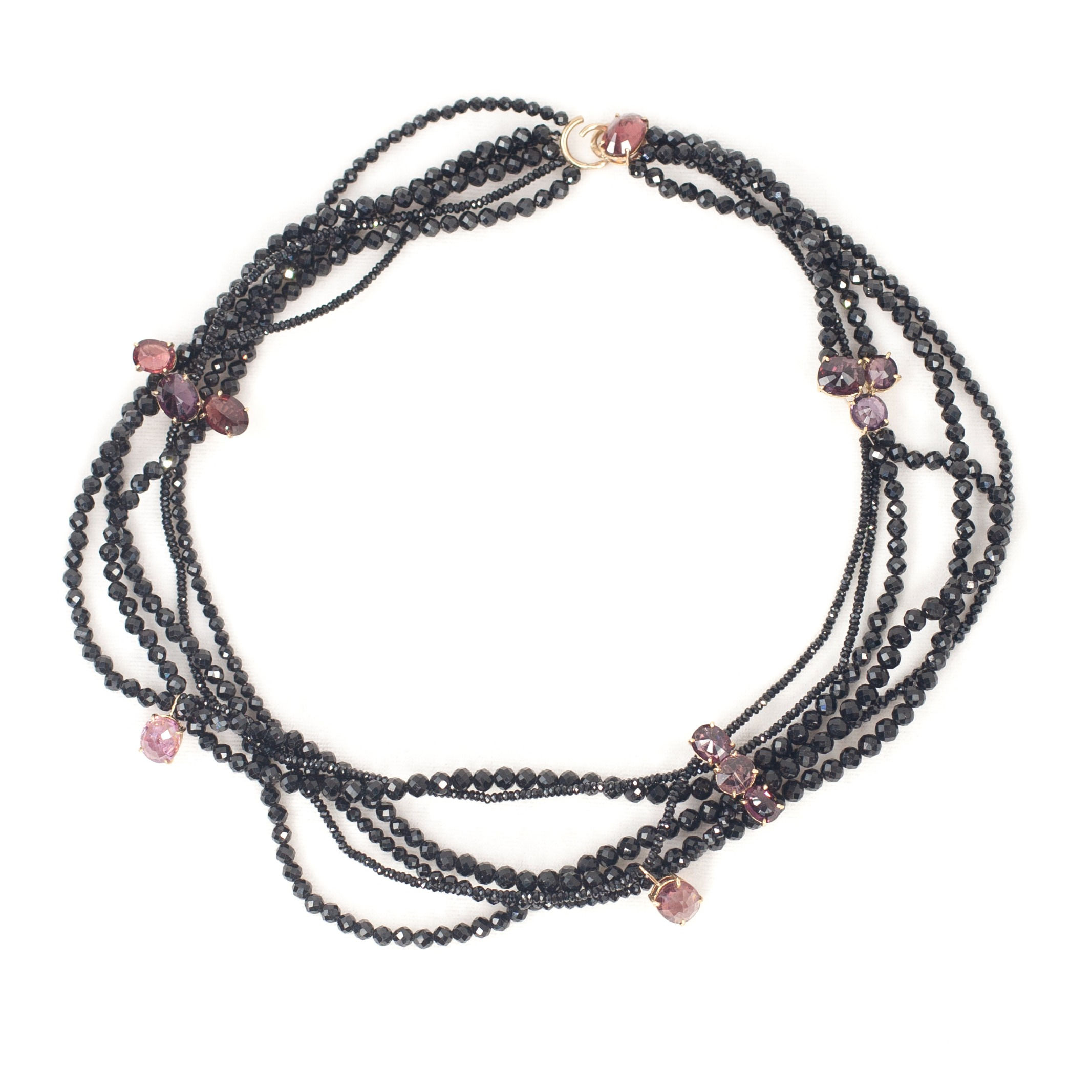 VICTORIA spinel 10K gold necklace