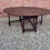 Thumbnail: Antique Country Farmhouse 20th Century Oak Gateleg Table