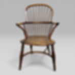 Early 19th Century Yew Wood & Elm Windsor Armchair