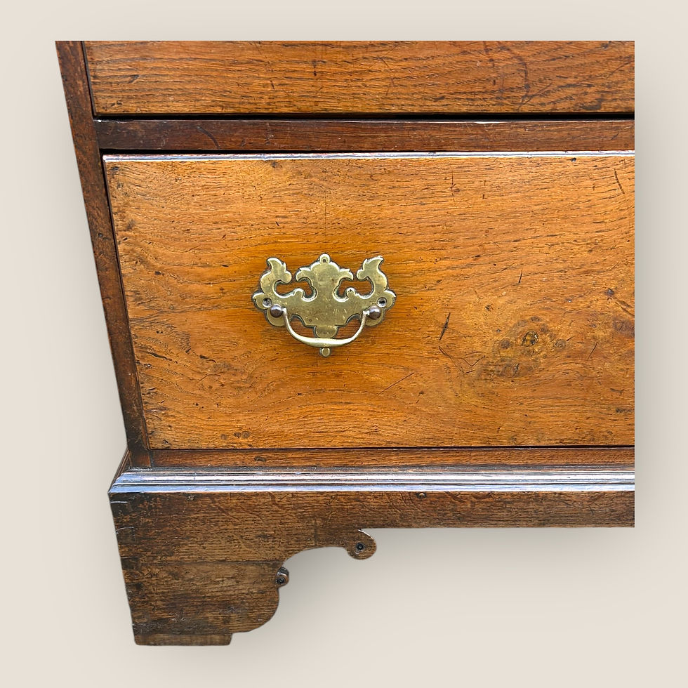 Thumbnail: Georgian Oak Chest on Chest with Secretaire & Hidden Compartments
