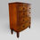 Thumbnail: Antique Victorian Mahogany Bow Front Chest of Drawers with Wooden Handles